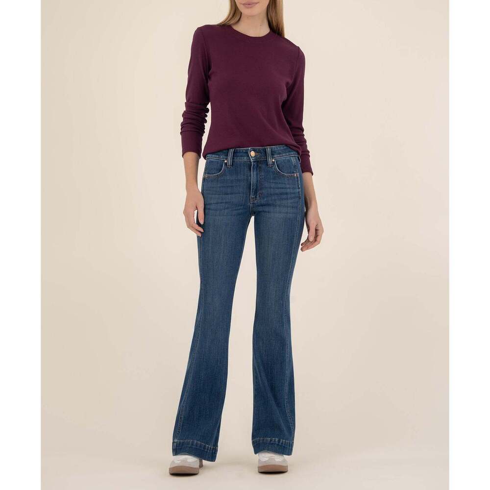 Kut from the Kloth Natalie High Rise Bootcut in Choice Wash Size 16